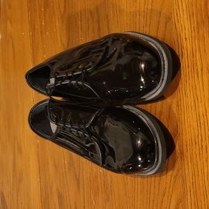 Bates Shiny Black Tuxedo Shoes Men's Size 9